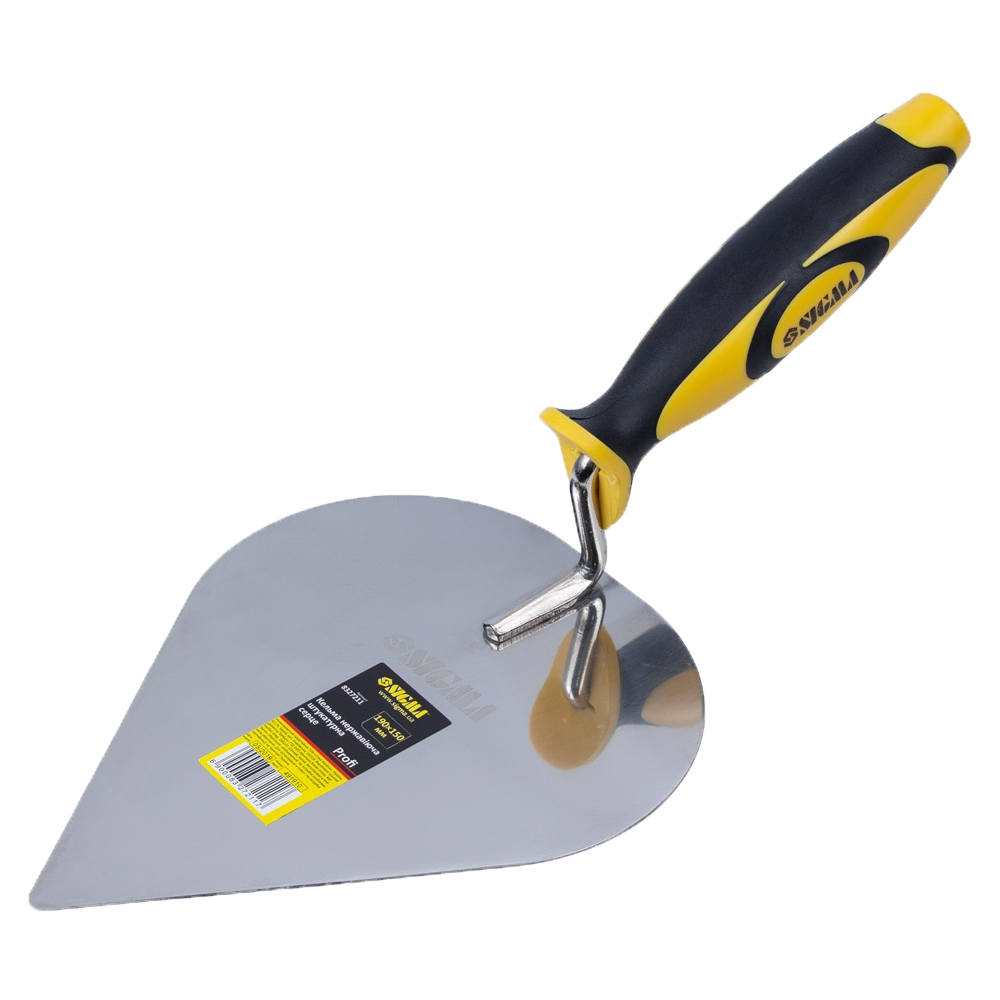 Кельма сердцевидная Profi из нержавеющей стали 190х150 мм (55865)