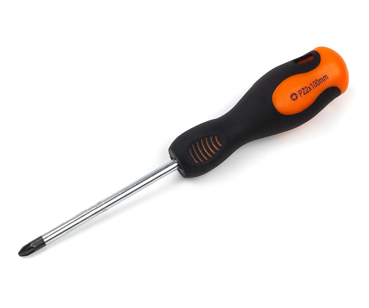 Викрутка хрестова Cr-V Polax PZ2х100 мм (51-015)