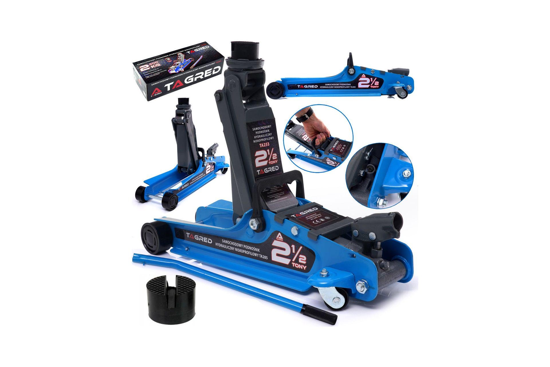 Домкрат гидравлический автомобильный TAGRED TA285 (11457832) - фото 2