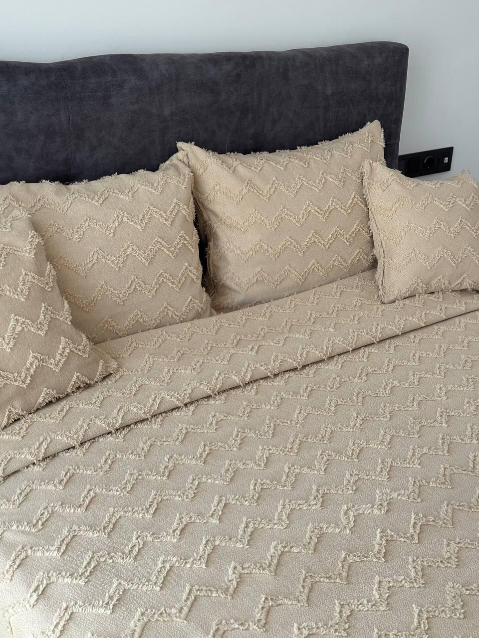 Покрывало Хельга 140x250 см Бежевый (20774-4-140x250cm) - фото 18 Покрывало Хельга 140x250 см Бежевый (20774-4-140x250cm) - фото 18