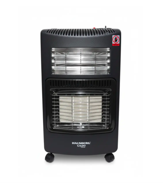 Обігрівач інфрачервоний керамічний Hausberg 1022-NG з комплектом підключення та балоном 12 л 1,2/4,2 кВт (30636168)