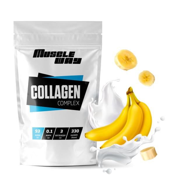 Коллаген гидролизованный MuscleWay Банан в порошке на 50 порций 500 г (21-125-kg-mw-rs500.7)