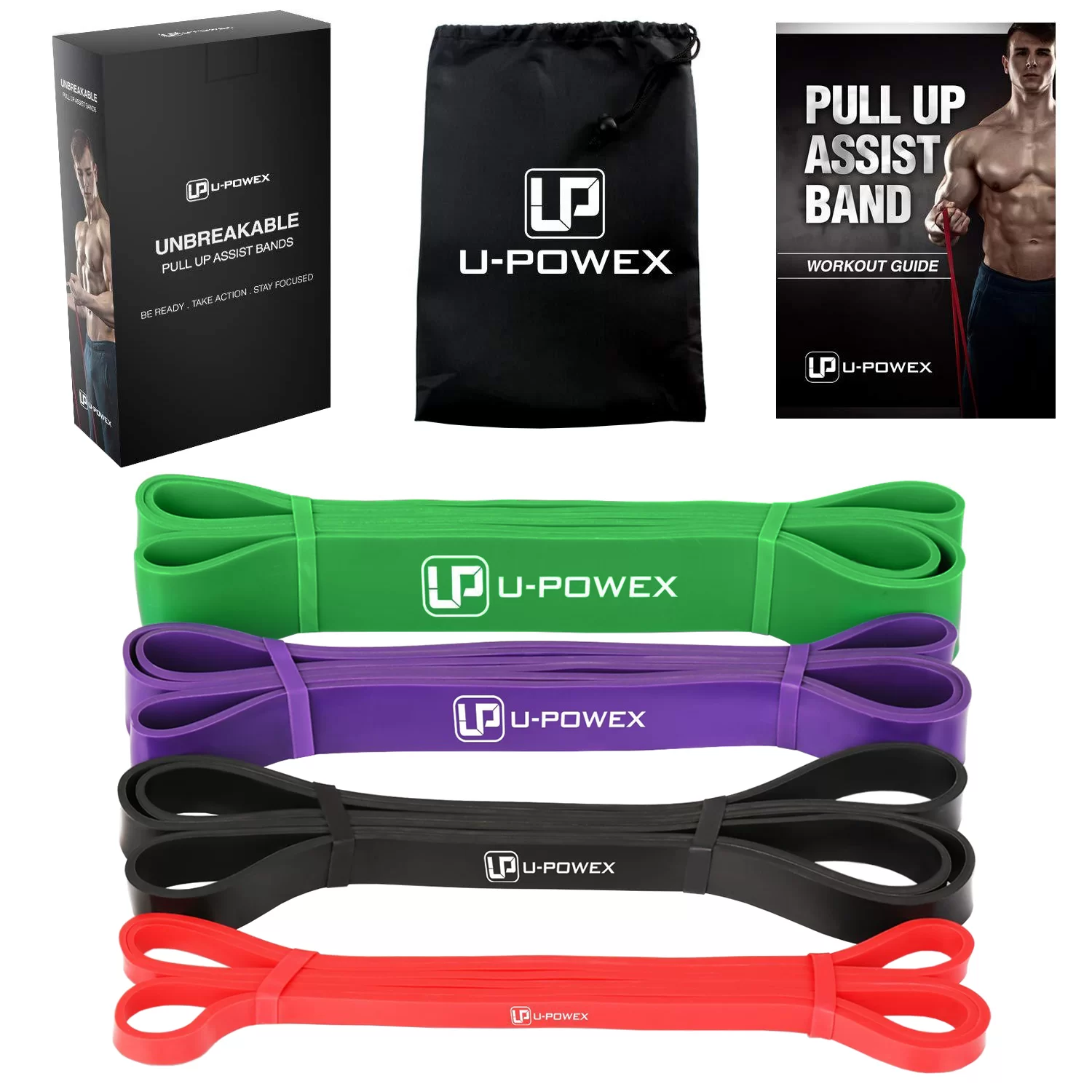 Набор петель для фитнеса U-Powex с чехлом 7-57 кг 44 мм (U2001) - фото 2 Набор петель для фитнеса U-Powex с чехлом 7-57 кг 44 мм (U2001) - фото 2