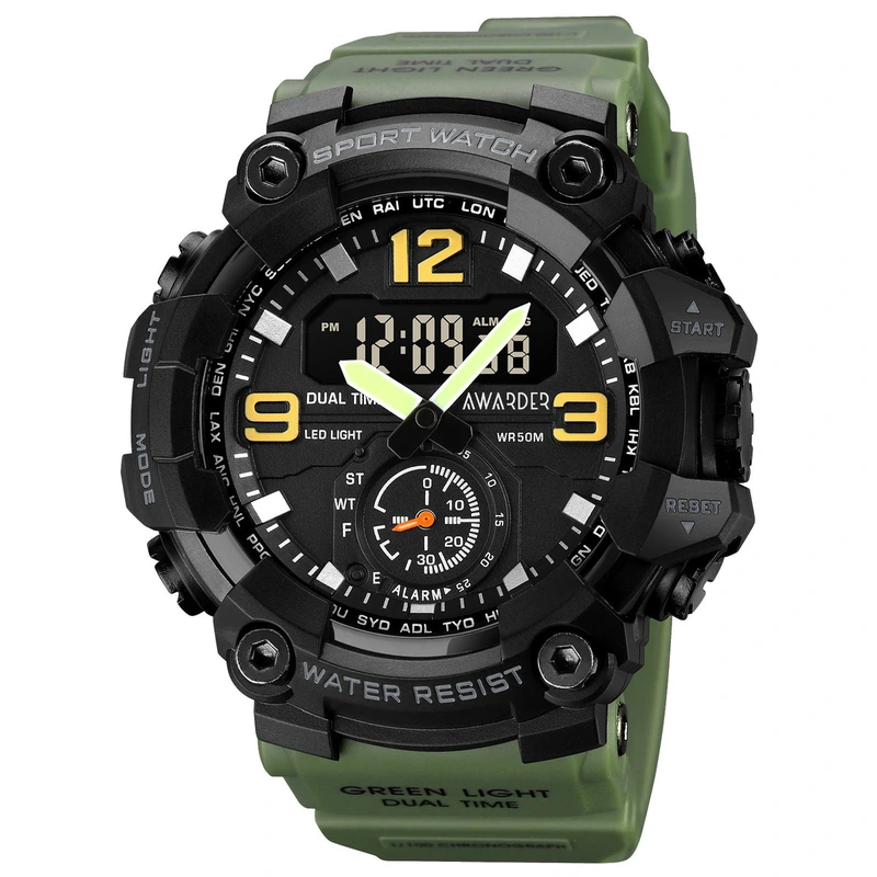 Наручний годинник Awarder 003 Army Green (31913671)