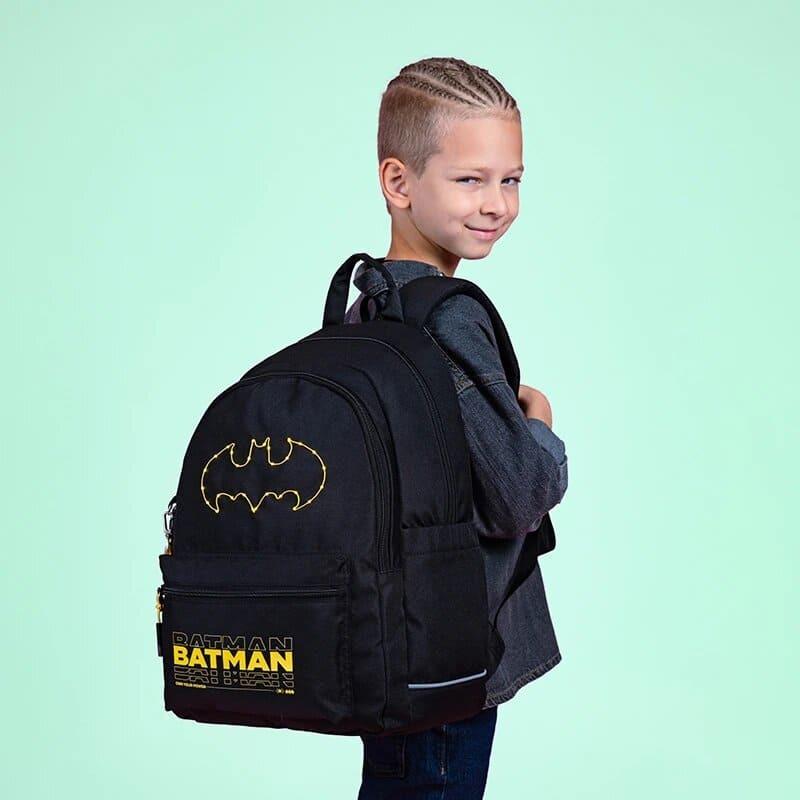 Школьный рюкзак подростковый KITE Education teens DC Comics Batman LED 19 л Черный DC24-2575M (LED) - фото 18