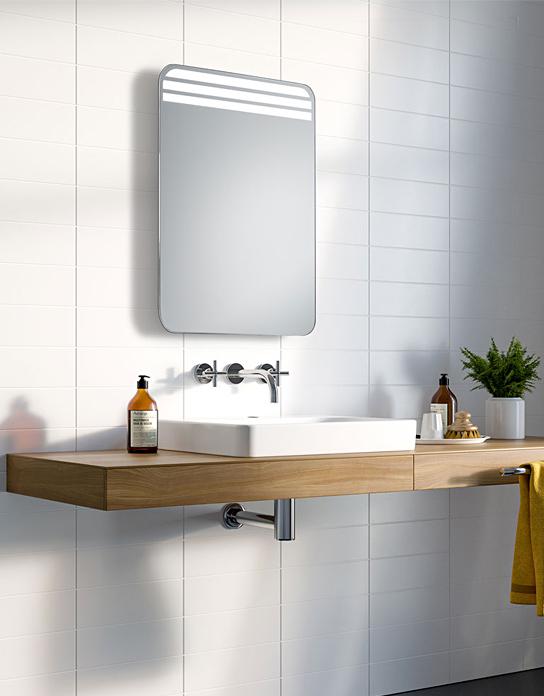 Дзеркало Dim Dzerkal PIMO з LED-підсвіткою 50х70 см (8493)