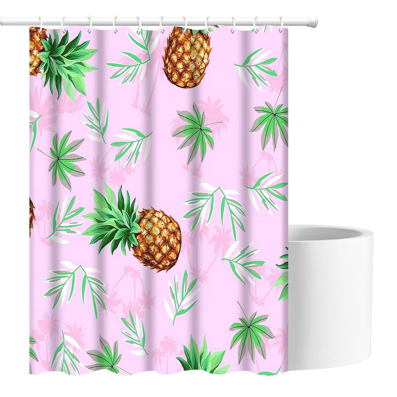 Шторка для ванної кімнати Bathlux водонепроникна з кільцями 180x180 см (1860120253) - фото 3