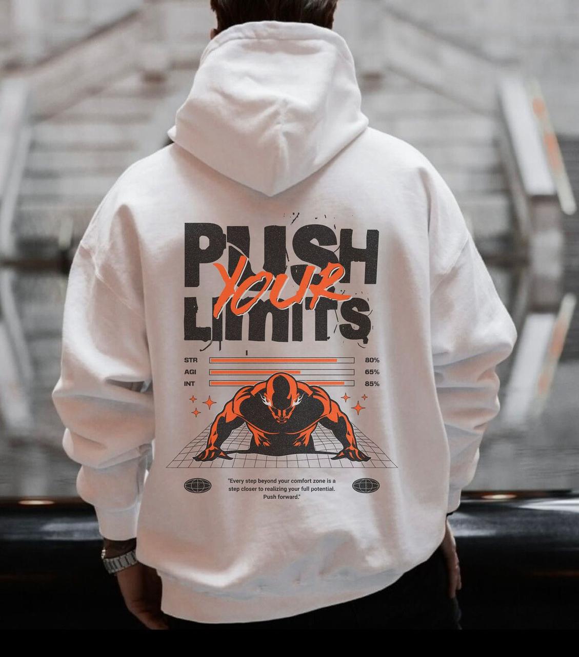 Худи мужское с принтом Pin-000-3010 XXXL Белый (2702804686)