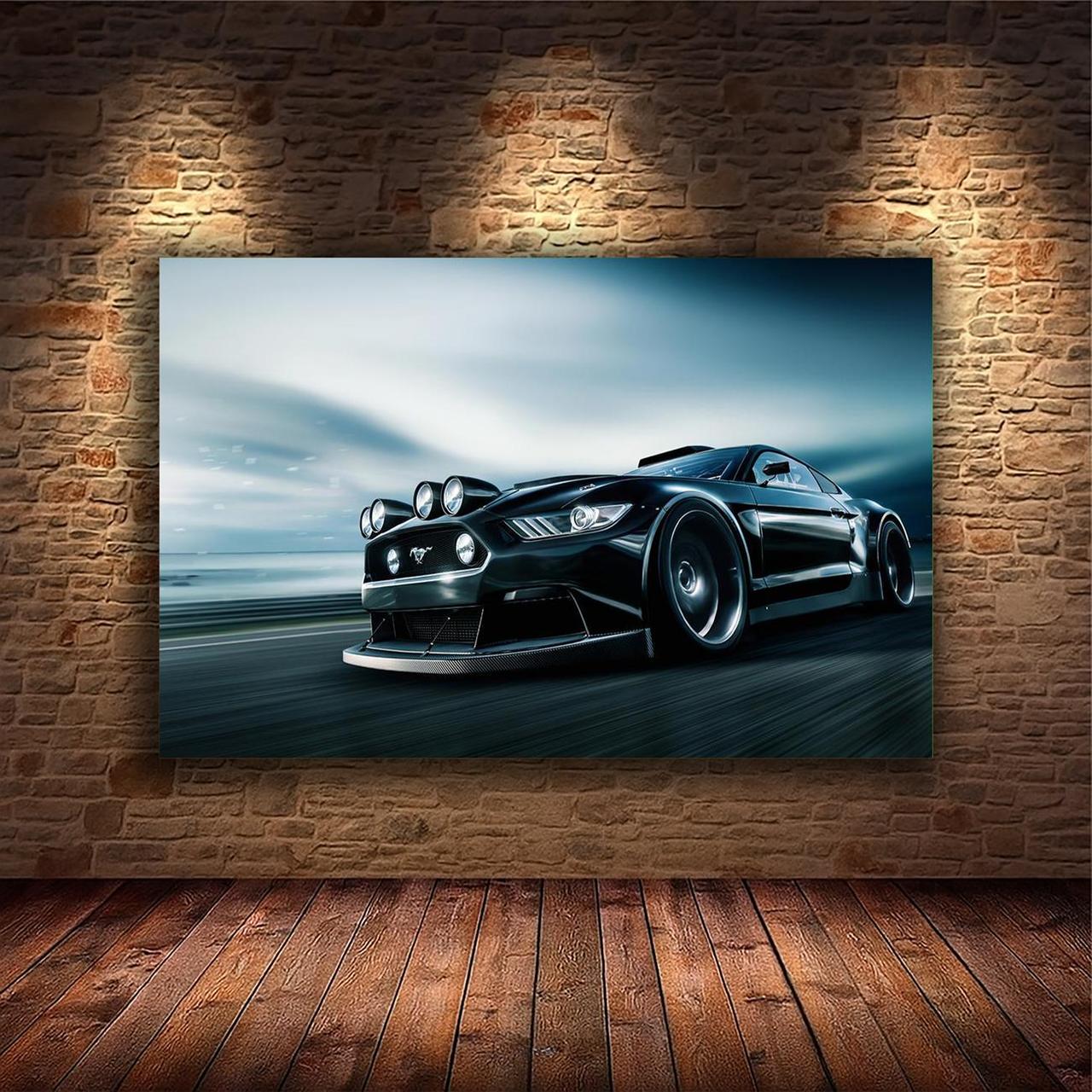 Картина на холсте Спортивный автомобиль 30x40 см (M186)