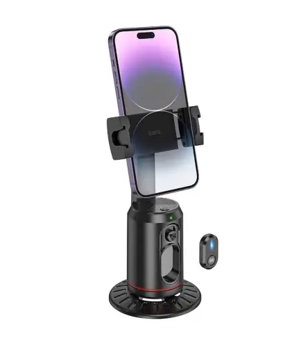 Штатив с автоматическим отслеживанием Hoco PTZ 1200 mAh Black (K23) - фото 4 Штатив с автоматическим отслеживанием Hoco PTZ 1200 mAh Black (K23) - фото 4