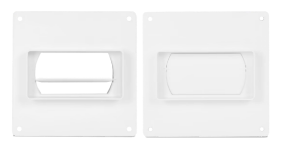 Соединитель для пластиковых воздуховодов с клапаном 110х55 мм х 100 мм (02-506) - фото 3