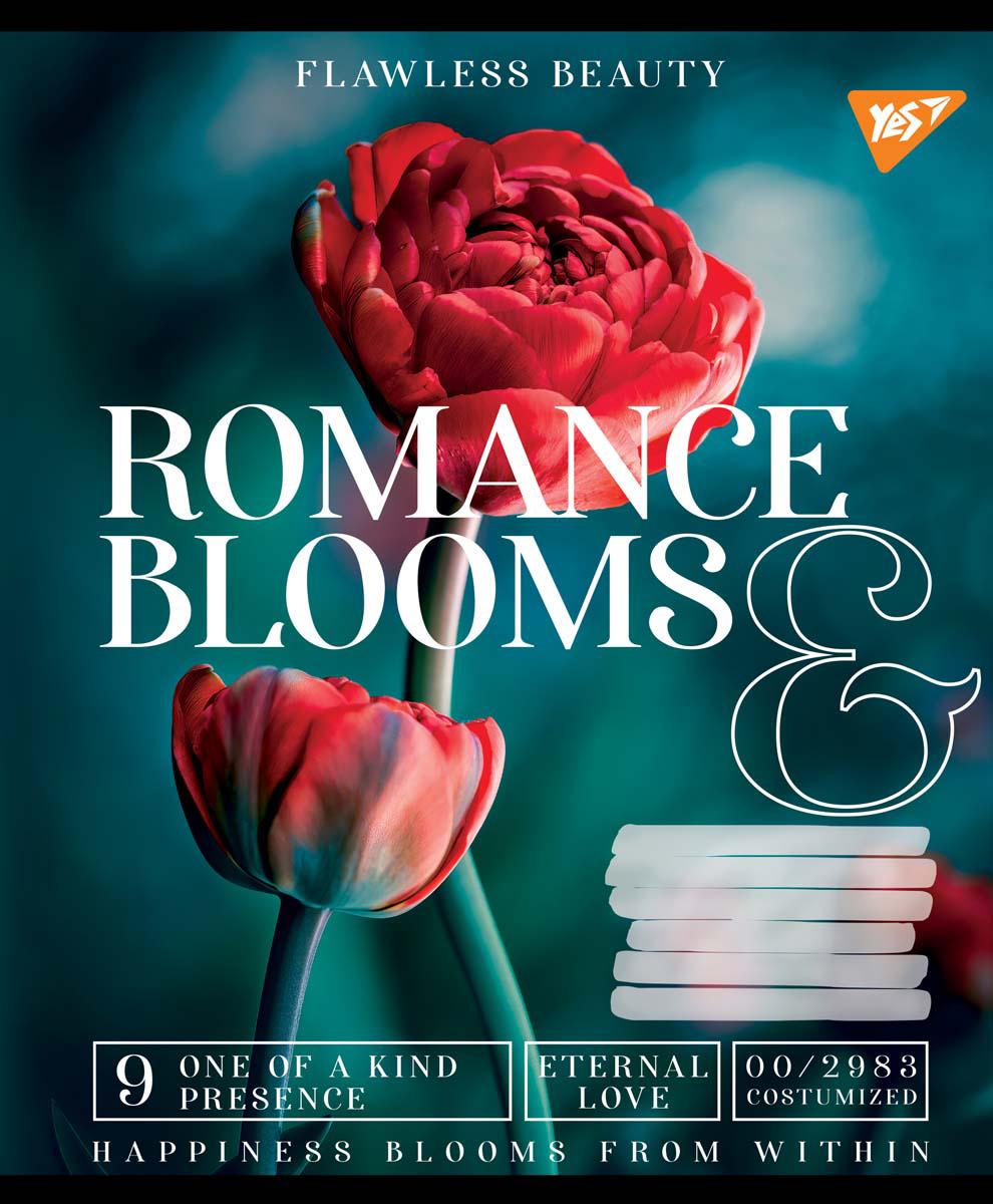 Зошит для записів YES Romance Blooms А5/60 аркушів у лінію 10 шт. (766485) - фото 2