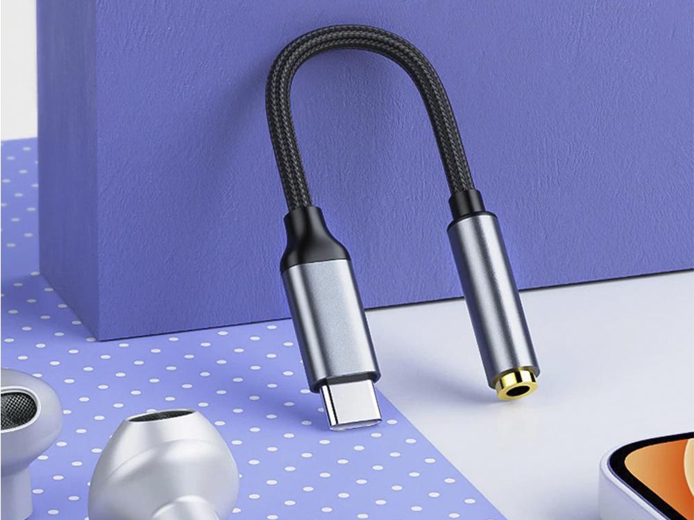 Звукова карта ЦАП для планшета USB Type C до Jack 3,5 мм Type-C AUX (20687) - фото 6