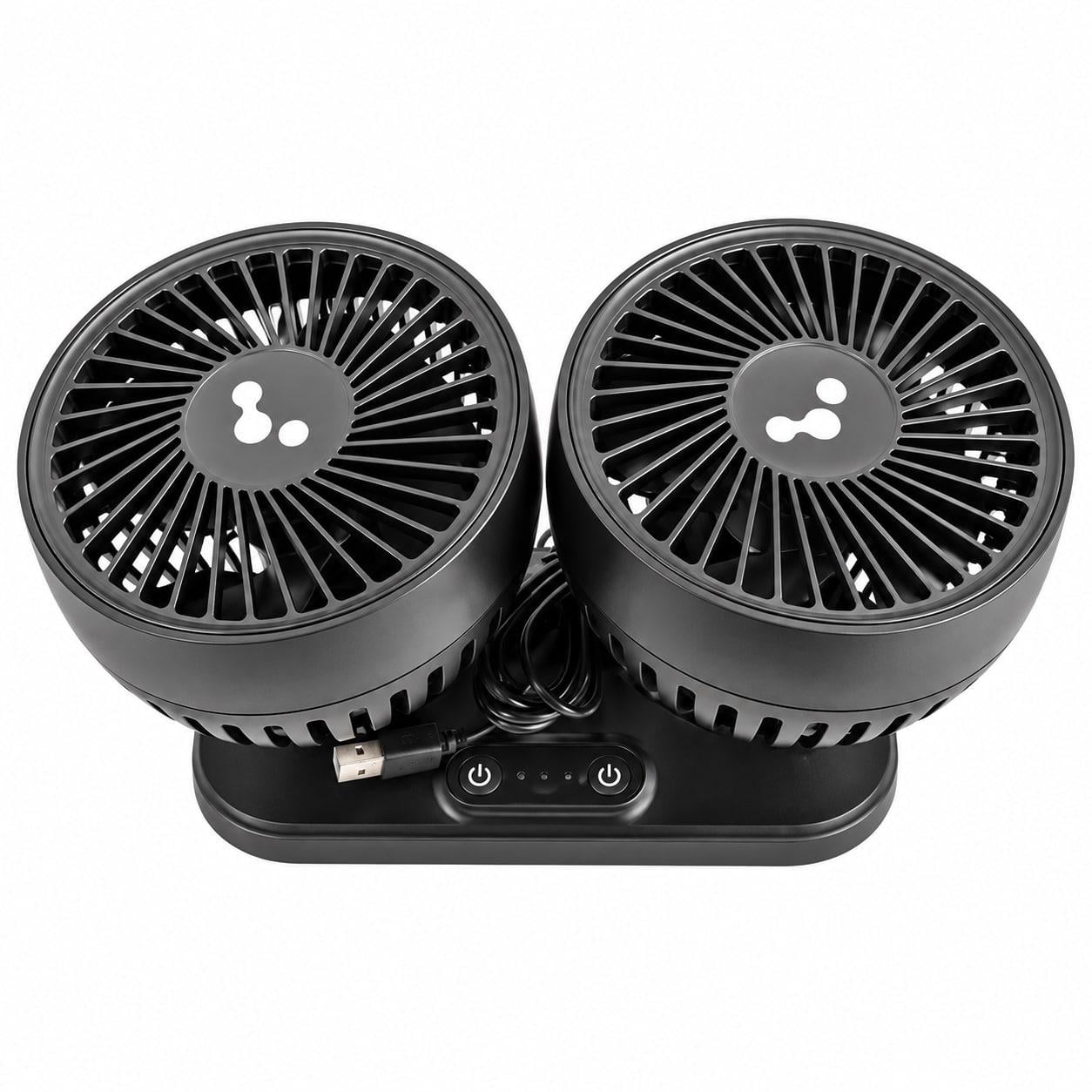 Автовентилятор двойной ST-101 Usb (000570768)