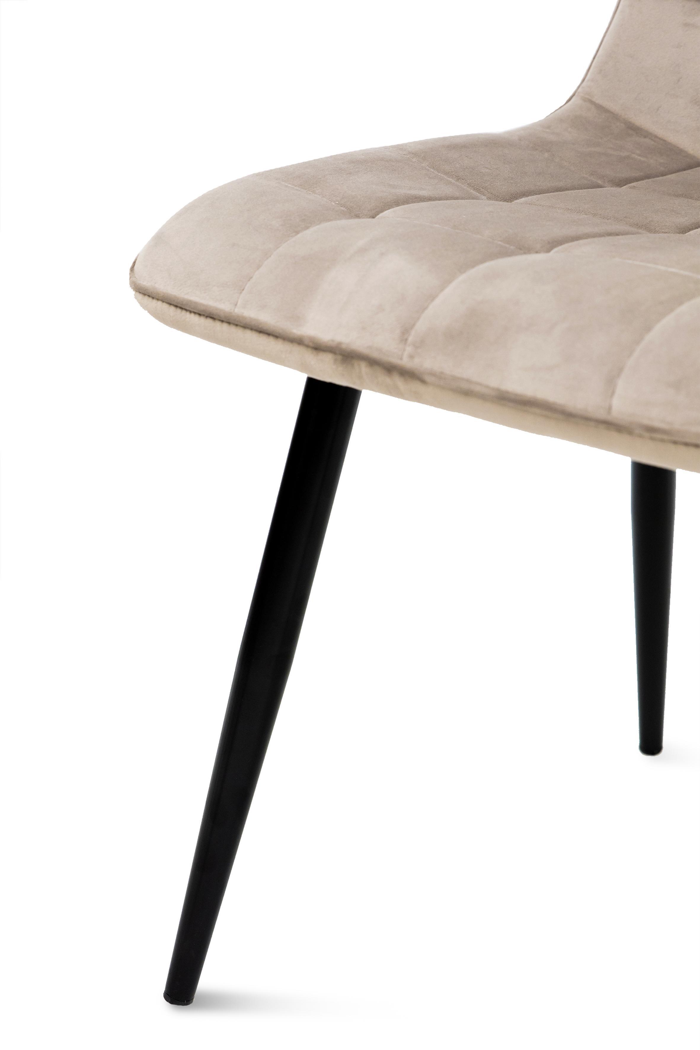 Стілець для кухні та вітальні ГРЕЙС Віллі 480х890х560 мм Чорний/Бежевий (GAА0057516) - фото 7 Стілець для кухні та вітальні ГРЕЙС Віллі 480х890х560 мм Чорний/Бежевий (GAА0057516) - фото 7