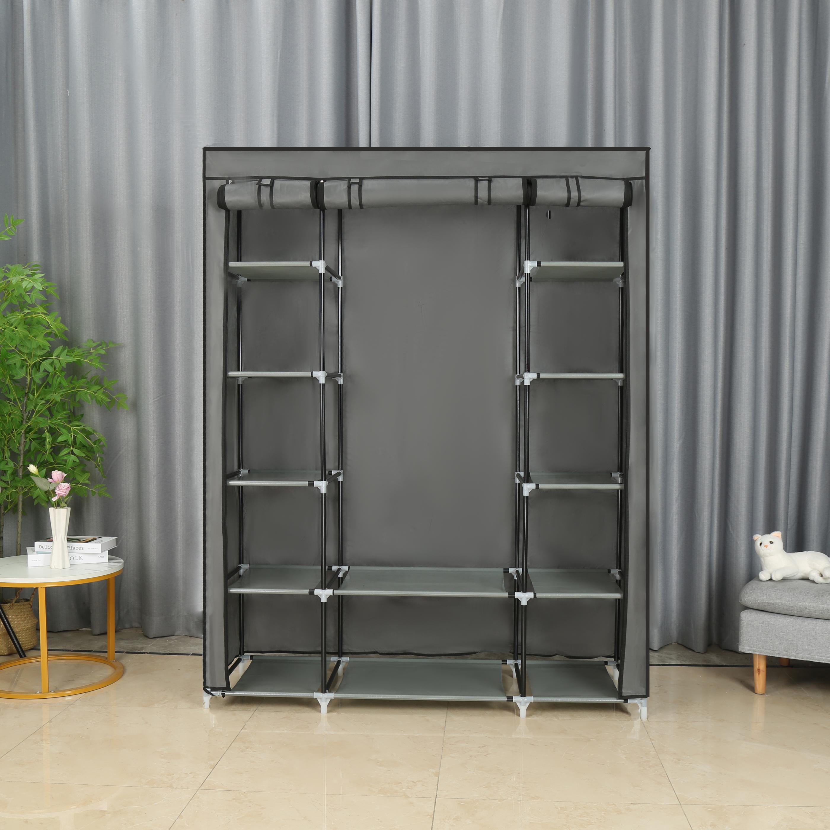 Шкаф из ткани для обуви Bonro B13 Серый (42400223) - фото 4 Шкаф из ткани для обуви Bonro B13 Серый (42400223) - фото 4