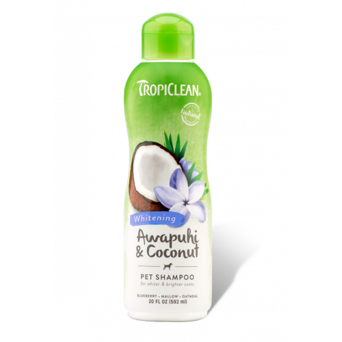 Шампунь Tropiclean Awapuhi Coconut отбеливающий для собак и кошек 355 мл (202481)