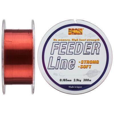 Волосінь Brain Feeder 300 м 0,185 мм 2,9 кг 6,4 lb Copper (10085854)