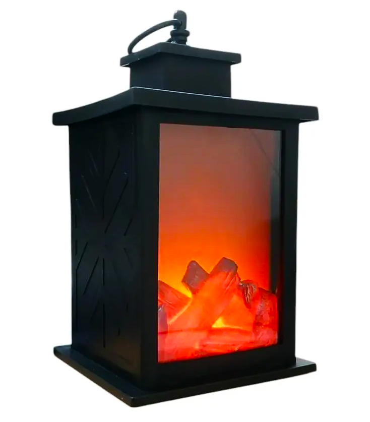 Фонарь с эффектом пламени 24,5х14х14 см от батареек (30874561)