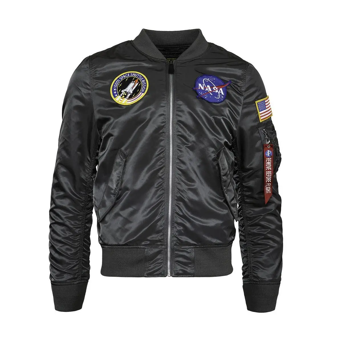 ᐉ Ветровка Alpha Industries L-2B NASA Flight Jacket XS Gun Metal