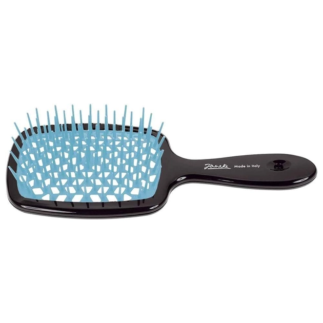 Гребінець Janeke 1830 Superbrush Black&Blue Color (8006060573173)