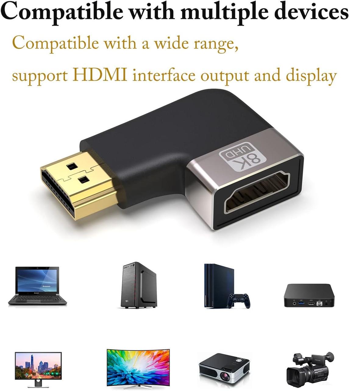 Адаптер HDMI I-Taki ADA-HDMI2.1-ARFM кутовий вправо для телевізора 1 шт. (000049342_1) - фото 6