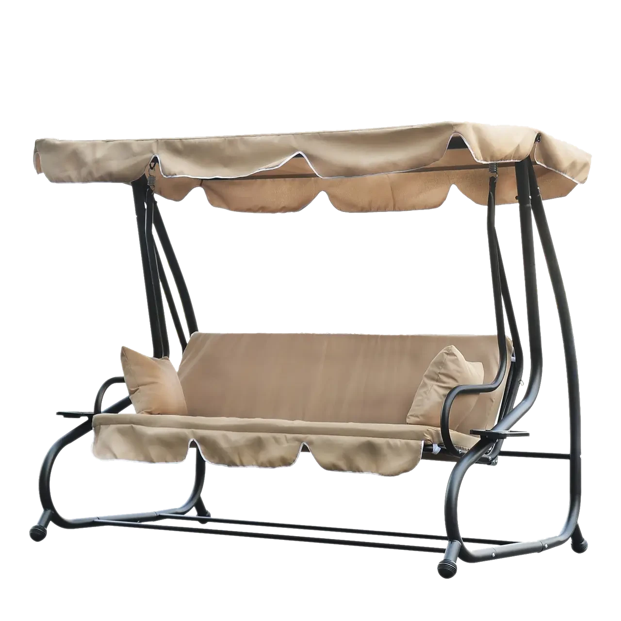 Садовая качель GardenLine KRE0759 210x120x170 см Бежевый (1330) - фото 2 Садовая качель GardenLine KRE0759 210x120x170 см Бежевый (1330) - фото 2