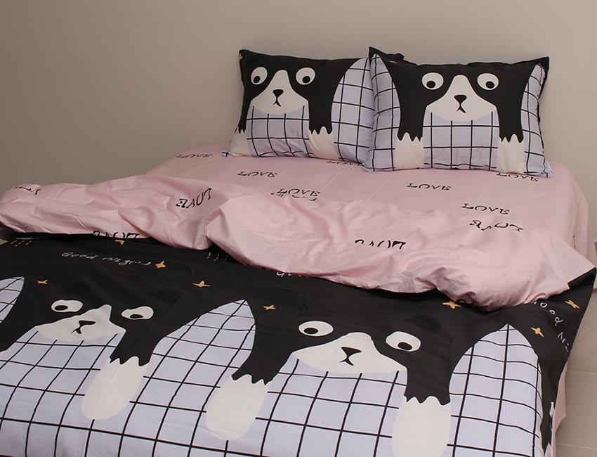 Комплект постельного белья S397 с компаньоном (29-77-TAG satin 1,5-sp-397-1)