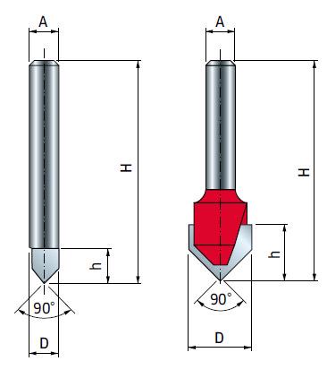 Фреза концевая Freud 20-10408P D12,7 h10 H44,5 (20-10408P) - фото 4 Фреза концевая Freud 20-10408P D12,7 h10 H44,5 (20-10408P) - фото 4