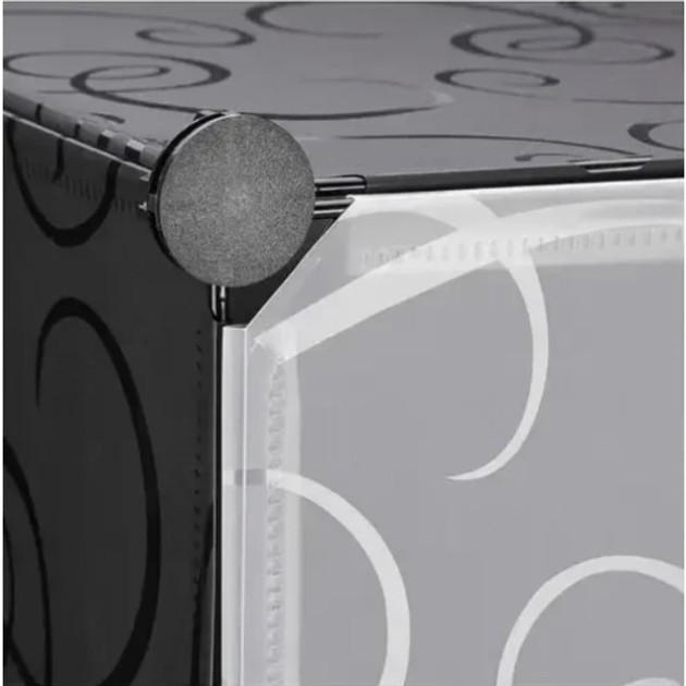 Шкаф для обуви пластиковый на 4 секции 37х37х73 см (17026) - фото 3 Шкаф для обуви пластиковый на 4 секции 37х37х73 см (17026) - фото 3