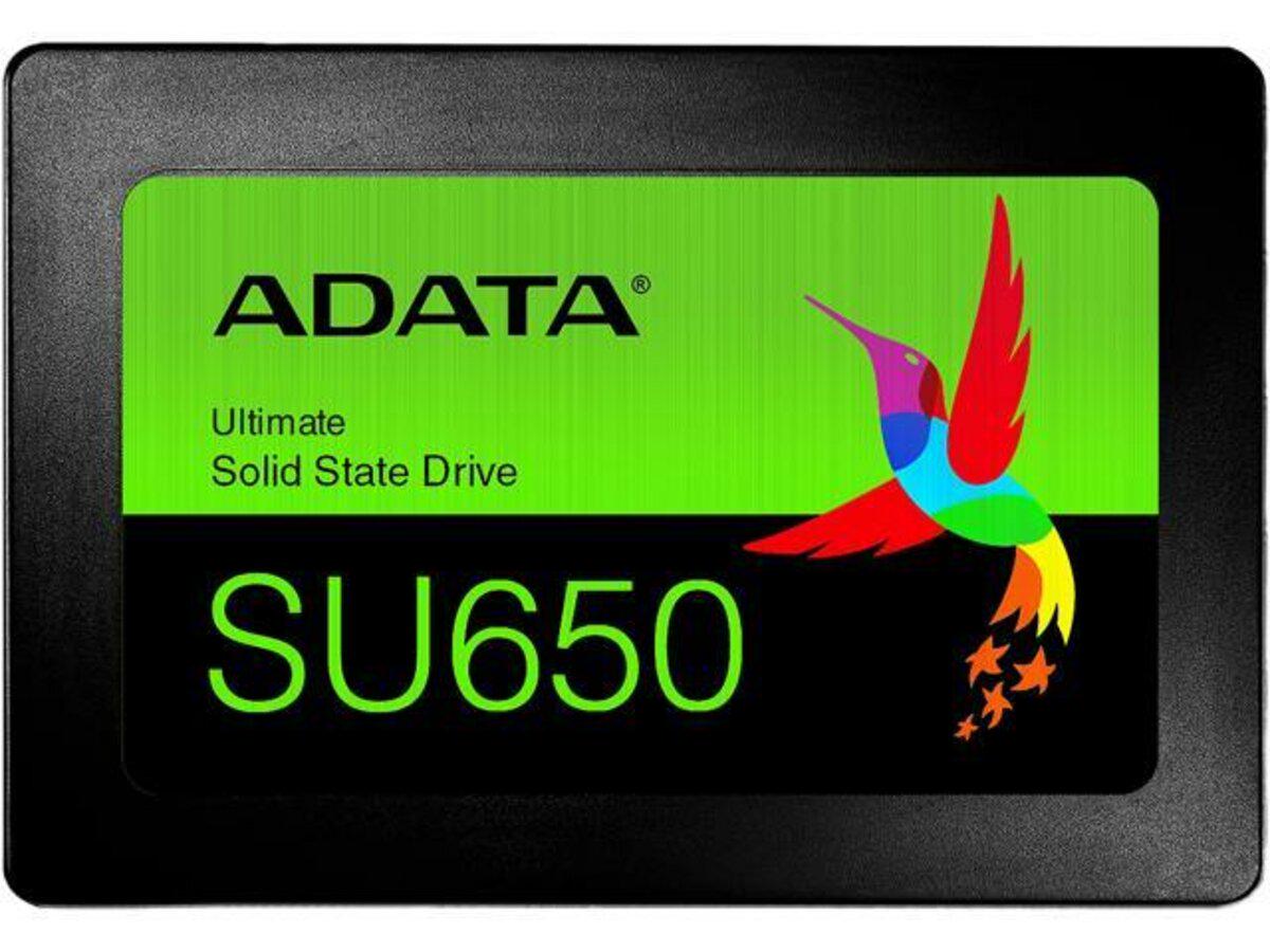 Твердотельный накопитель ADATA Ultimate SU650 960 GB 2,5" SATA III 3D TLC (ASU650SS-960GT-R) - фото 1