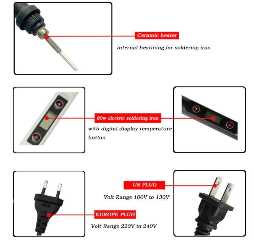 Паяльник контактный GUT electric soldering iron (018252) - фото 5