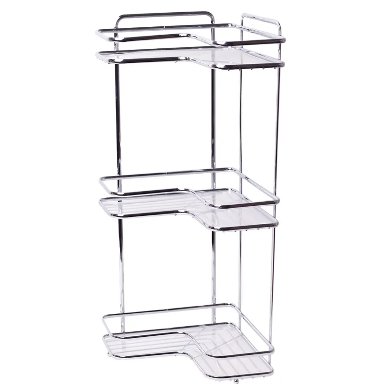 Полиця для ванної Besser кутова KM-0429D 62х26х26 см (NA001562) Полиця для ванної Besser кутова KM-0429D 62х26х26 см (NA001562)