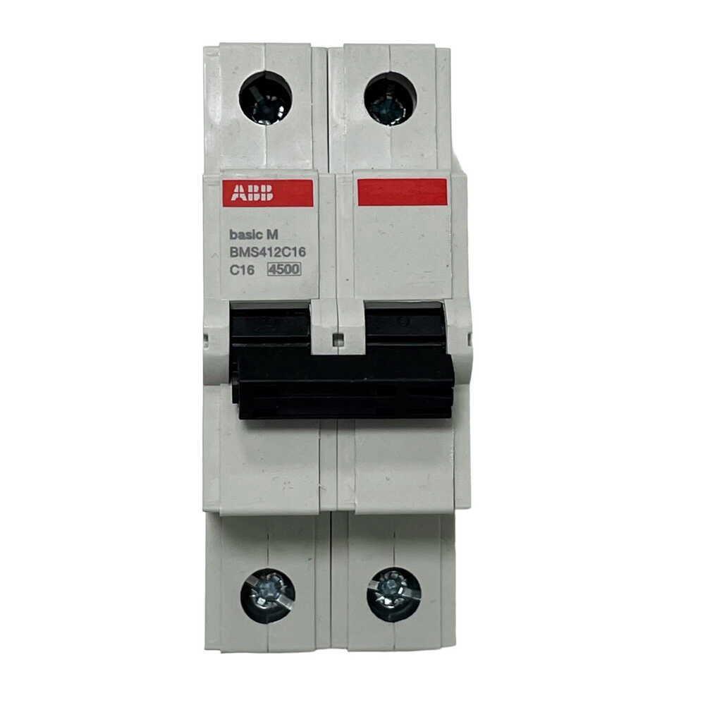 Автоматический выключатель ABB Basic BMS412-C16 2p тип-C 16A (28679915) - фото 3 Автоматический выключатель ABB Basic BMS412-C16 2p тип-C 16A (28679915) - фото 3