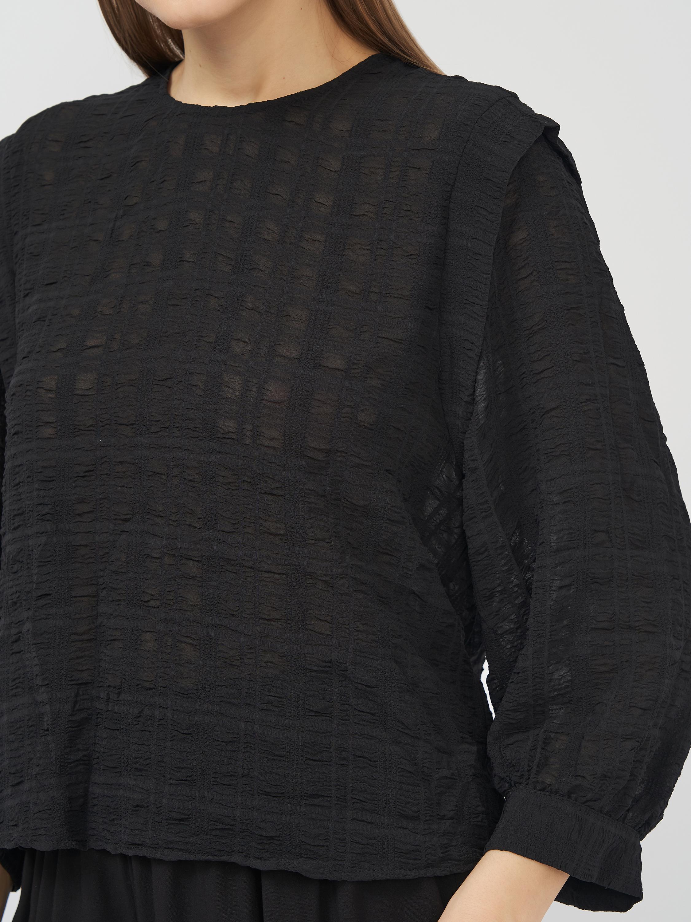 Блуза M Черный (9749863abr) - фото 4 Блуза M Черный (9749863abr) - фото 4
