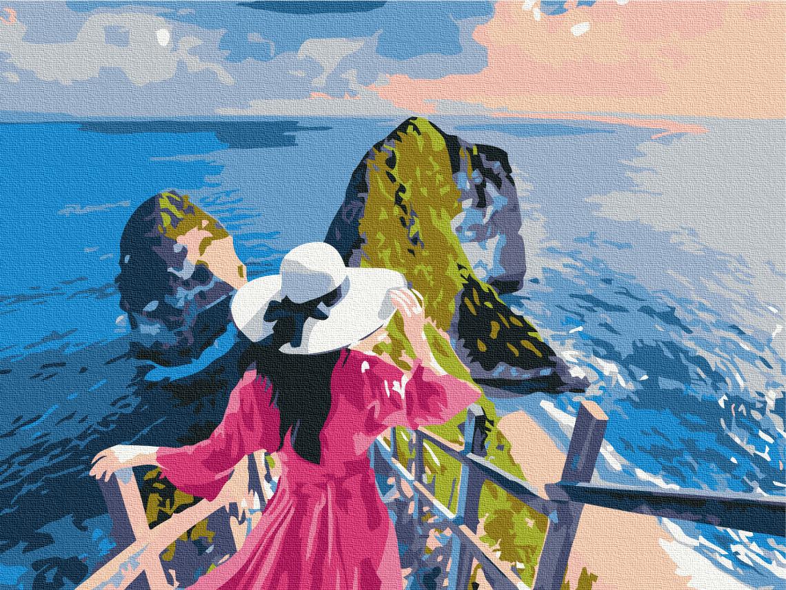 Картина по номерам Brushme Премиум Леди на островах 40x50 см (PBS51548) Картина по номерам Brushme Премиум Леди на островах 40x50 см (PBS51548)