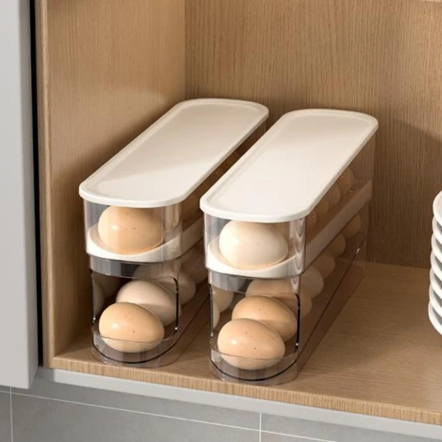 Контейнер-органайзер Edenberg для хранения яиц 2-х ярусный (EB-18431) - фото 4