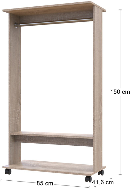 Гардеробная стойка Doros Д2 Дуб сонома (41510110) - фото 4