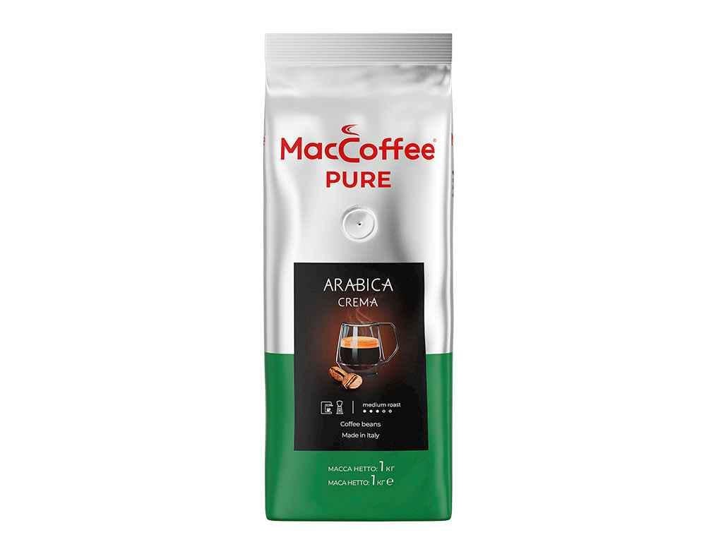 Кофе в зернах MacCoffee арабика Крема 1 кг (796084)