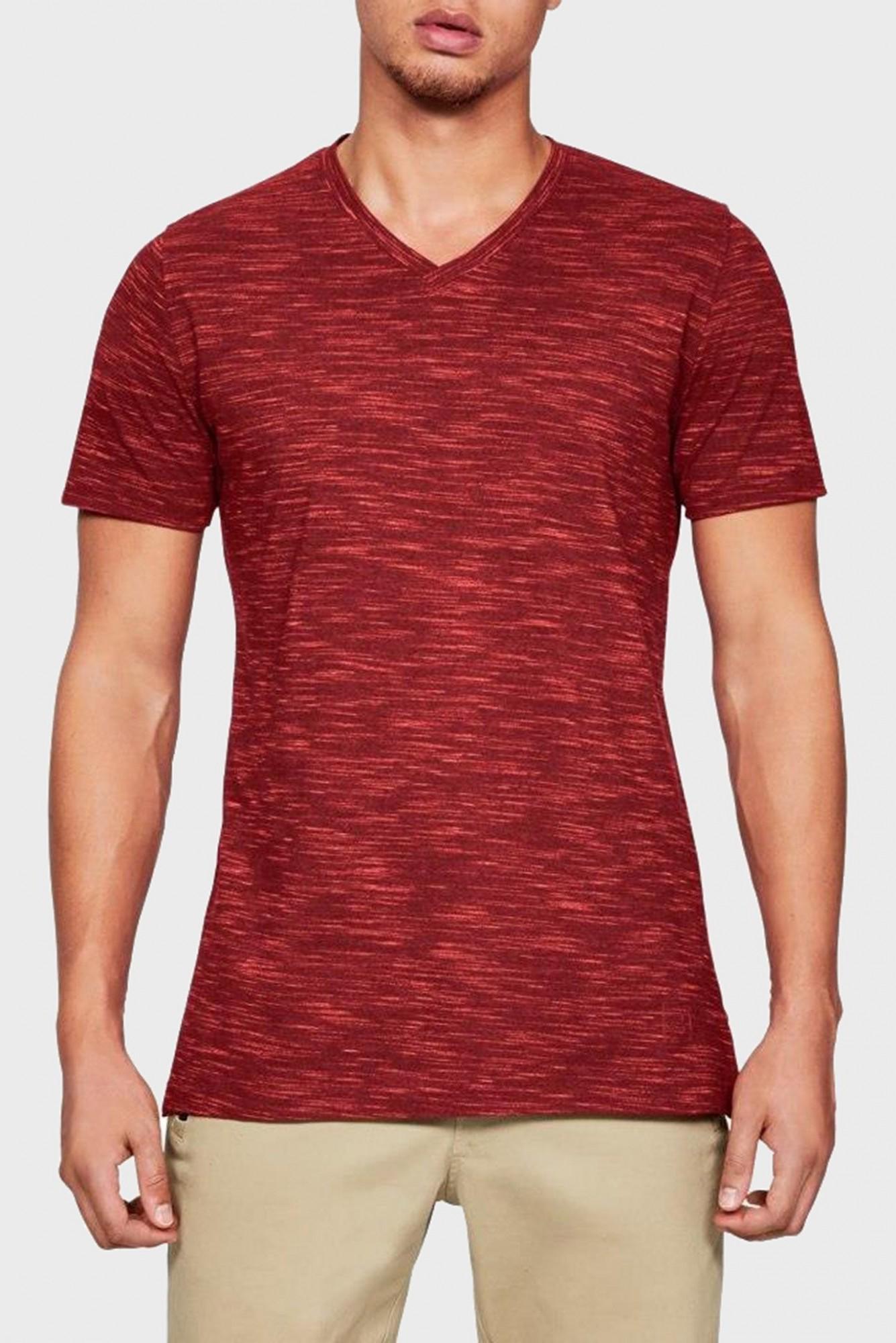 Футболка Under Armour Sportstyle Core V Neck Tee ХXL Червоний (1306492-620) - фото 4