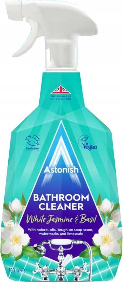 Засіб для миття ванної кімнати Astonish White Jasmine & Basil спрей 750 мл (11309) - фото 1