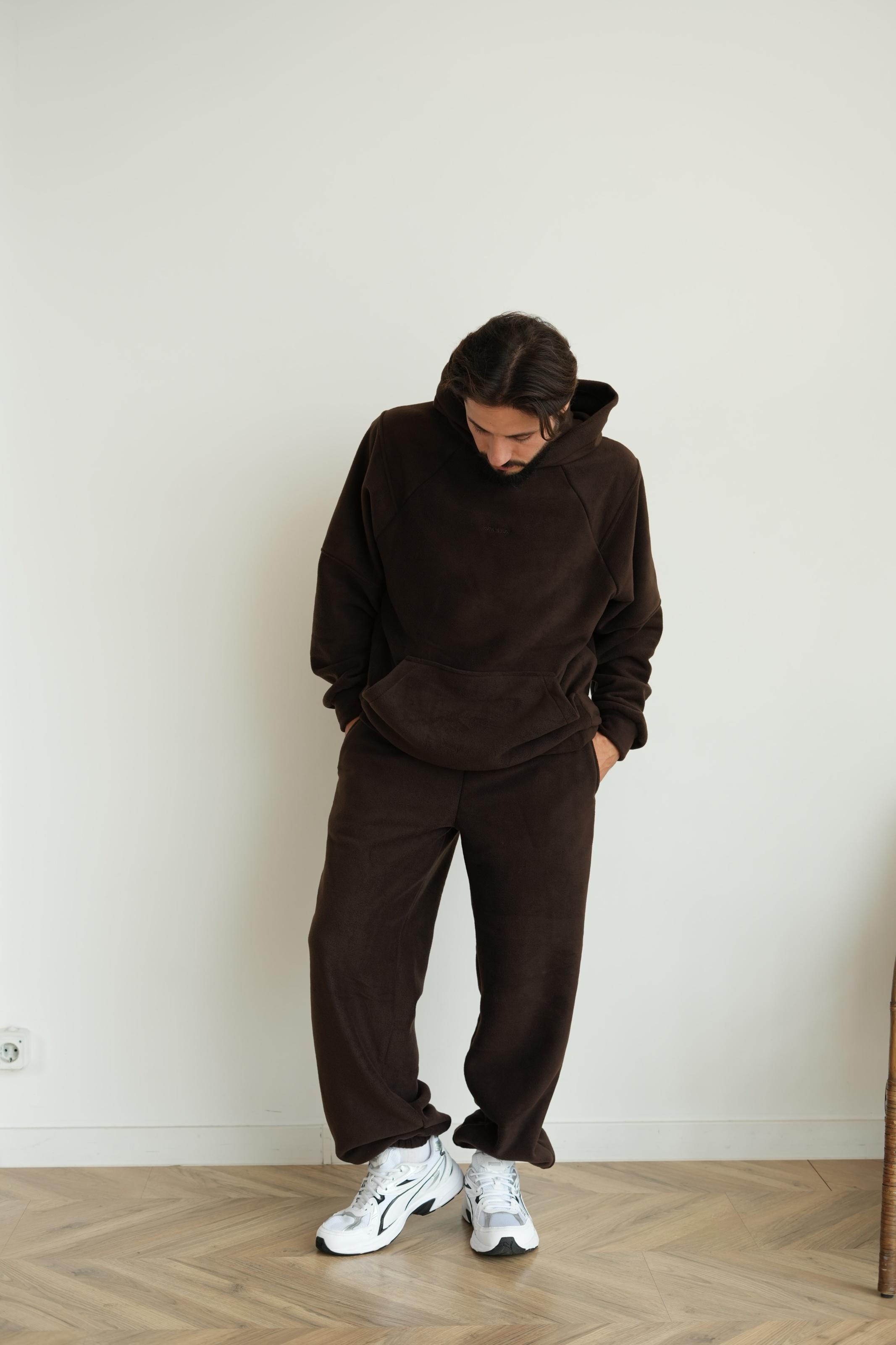 Костюм чоловічий флісовий BASE XL/2XL Шоколадний (10203XLXXLm) - фото 7 Костюм чоловічий флісовий BASE XL/2XL Шоколадний (10203XLXXLm) - фото 7