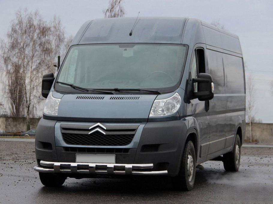 Передняя дуга ST015 CAN для Peugeot Boxer 2006-2025 гг. нержавеющая сталь Хром