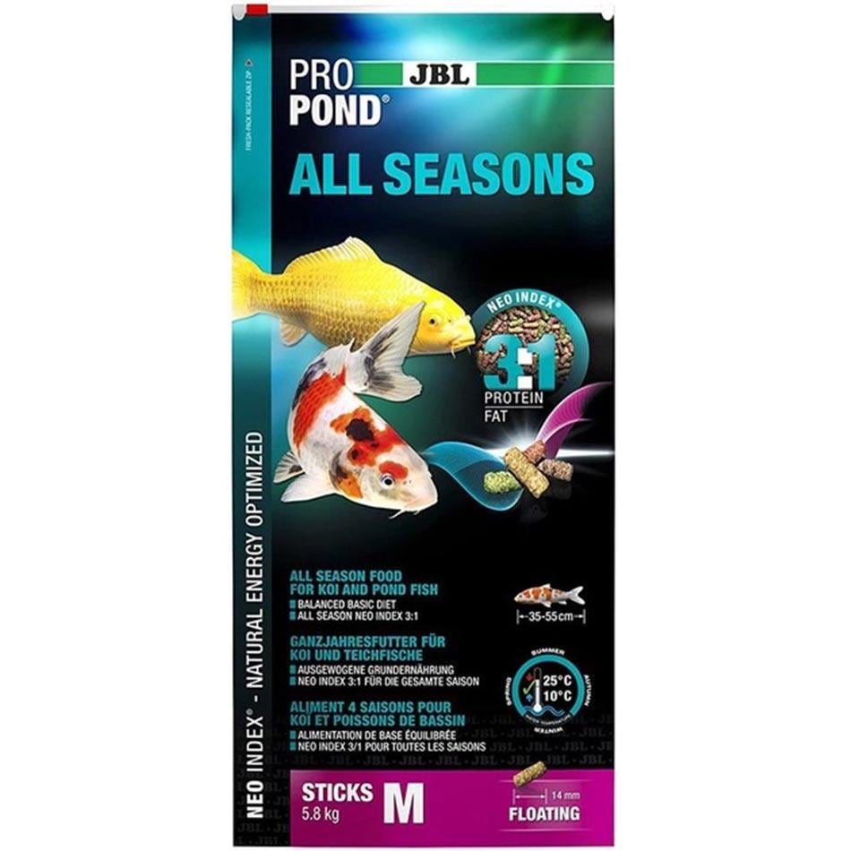 Корм JBL Pro Pond All Seasons M 3in1 для ставкових риб 41 л 5.8 кг (2383960137)