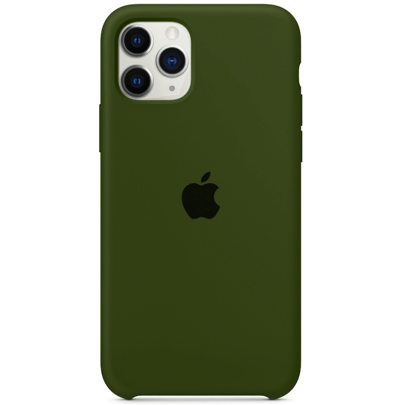 Чехол GoVern Silicone Case Full для Apple iPhone 11 Pro Max Virid (Xaki)