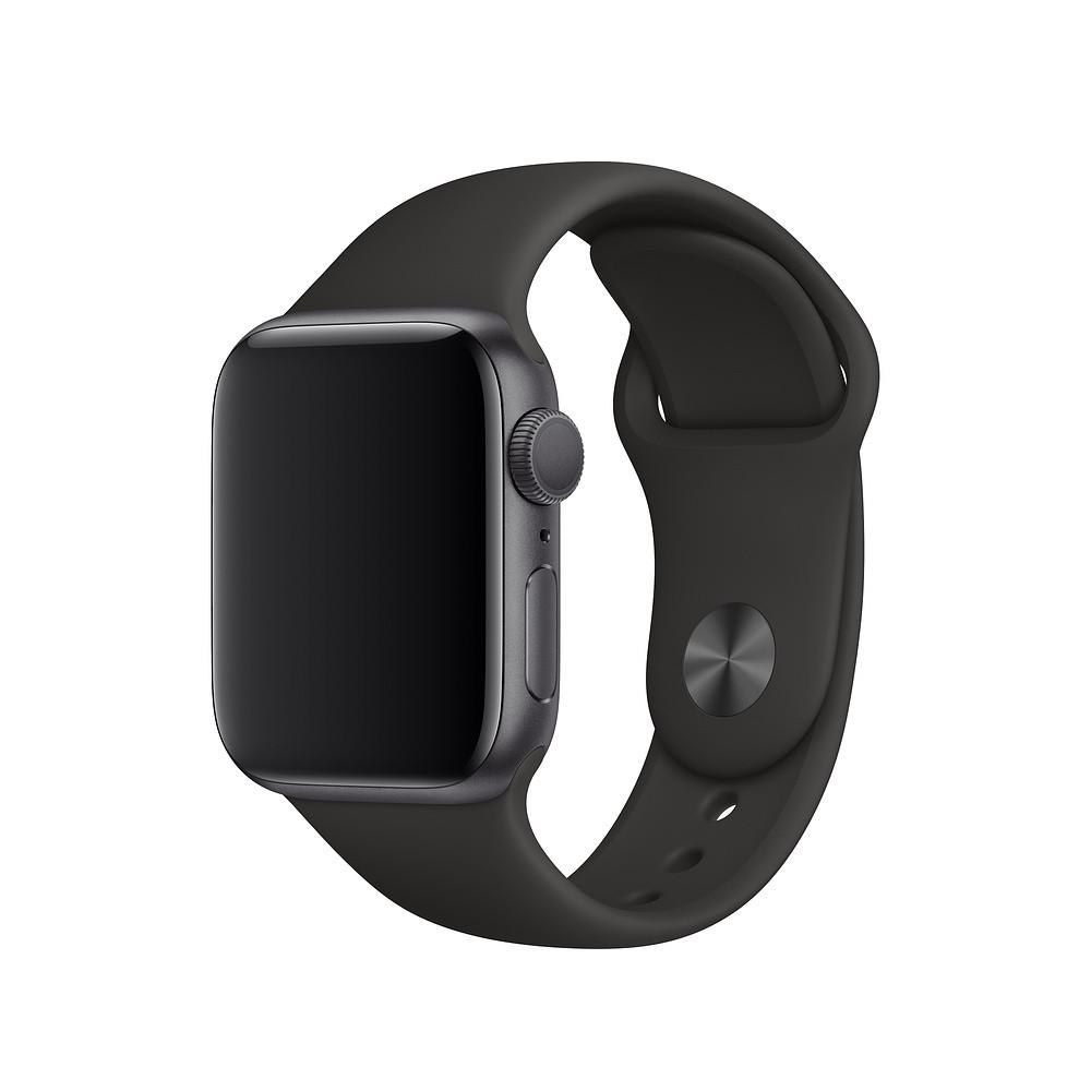 Ремешок силиконовый для Apple watch 38 мм/40 мм/41 мм Black (00000012739_7)