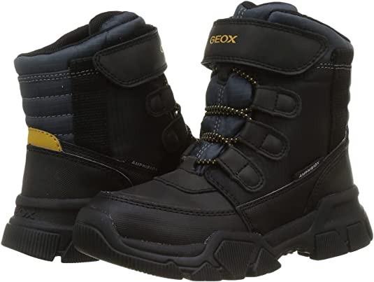 Ботинки зимние Geox Nevegal р. EUR 31 Black/ Yellow (7500219)
