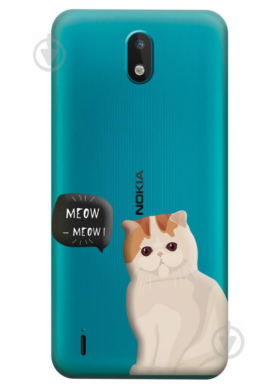 Силіконовий чохол iSwag для Nokia 1.3 Кошеня (KS2867)