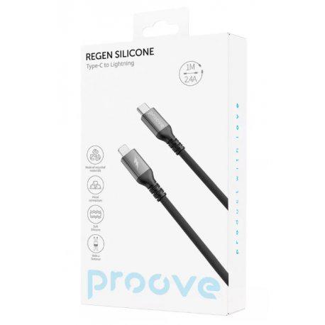 Кабель Proove ReGen Silicone Type-C to Lightning 1 м Black (CCRS60002101) - фото 3