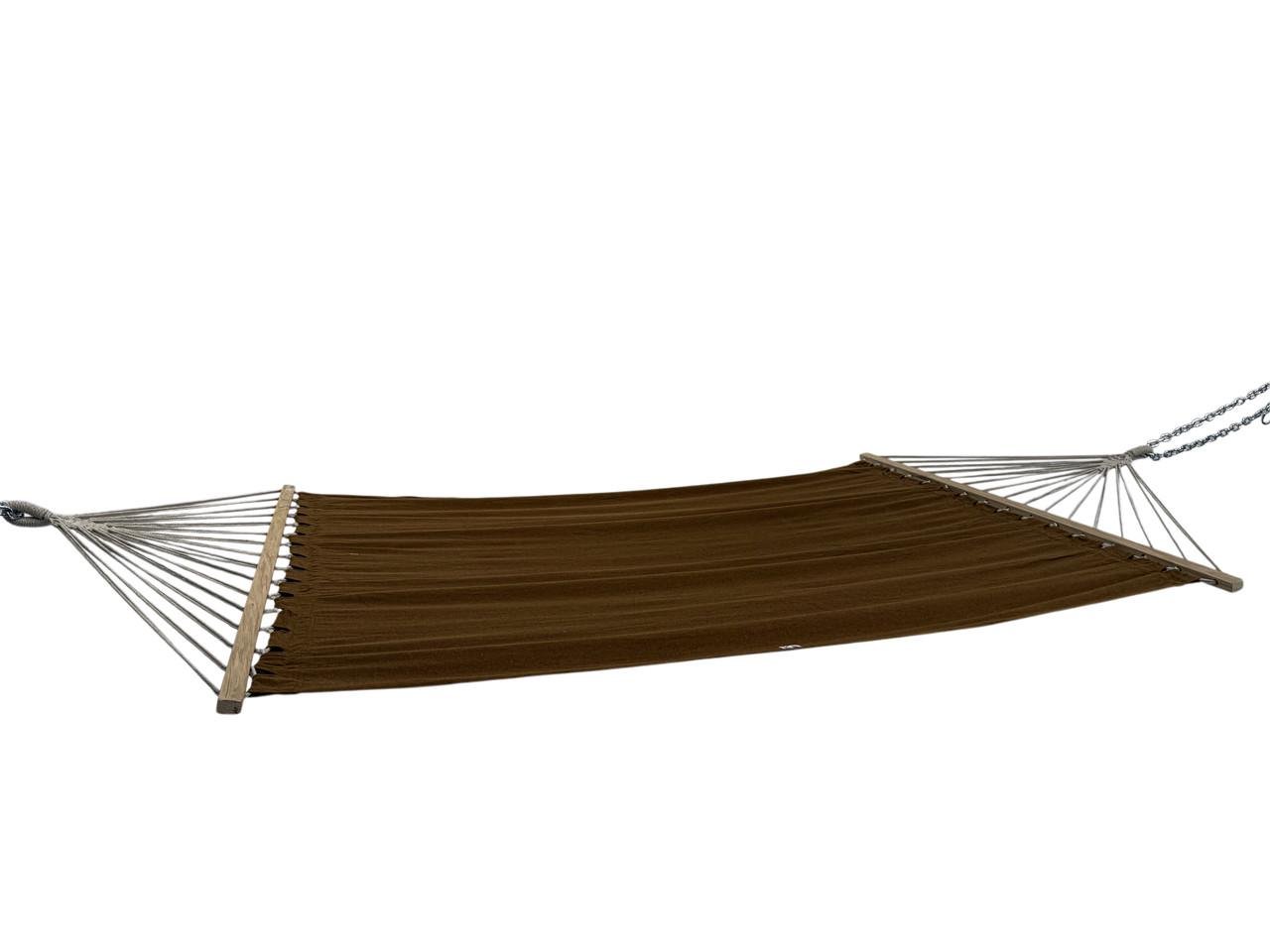 Гамак двомісний зі стійкою WCG WISH XXL 200х150 см Коричневий (2686457464) - фото 5 Гамак двомісний зі стійкою WCG WISH XXL 200х150 см Коричневий (2686457464) - фото 5